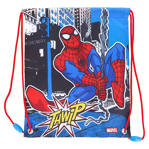 Сумка для обеда с застежкой на шнурке Stor Spider-Man 25х30 см (51354)