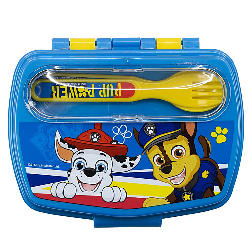 Ланч-бокс дитячий з ложкою та виделкою Stor Paw Patrol (74609)