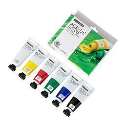 Акрилові фарби для малювання Art Ranger Acryliс regular 6 кольорів по 75 мл
