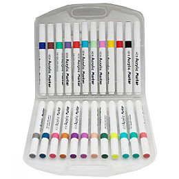 Акрилові маркери No Brand 24 шт Різнокольоровий (2104618367)