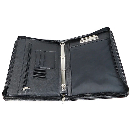 Папка для документов Exclusive из искусственной кожи 35,5х26х5 см Черный (710100-RN black)