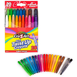 Набор цветных карандашей Cra-Z-Art Mini Twist Up 10253CRA 20 шт