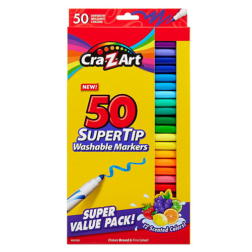 Маркеры на водной основе для рисования Cra-Z-Art 01328CRA 50 шт