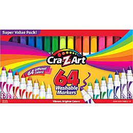 Набор маркеров на водной основе для рисования Cra-Z-Art 01342CRA 64 шт