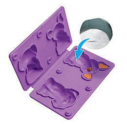 Пластилин для лепки Cra-Z-Art Barbie Зоомагазин с формами набор 10 шт