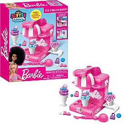 Пластилин для лепки Cra-Z-Art Barbie Магазин мороженого с формами набор 10 шт