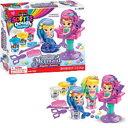 Набор пластилина Cra-Z-Art Салон красоты Блестящая русалка 10 едениц