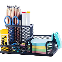 Настільний органайзер для канцелярії Urbankit 10x20,5x10,5 см Чорний