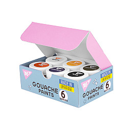 Краски гуашеві Yes Pusheen 6 кольорів 20 мл (230400)