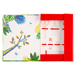 Папка для праці 1 Вересня A4 Zoo Land 32х23х4 см Різнокольоровий (500234)