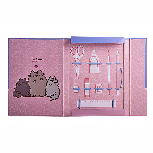 Папка для труда YES A4 Pusheen 32х23х4 см Разноцветный (500249)