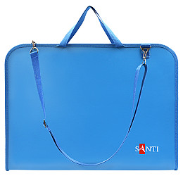 Папка-портфель Santi А3 для ескізів 49,7х37х3 см Голубий (492283)