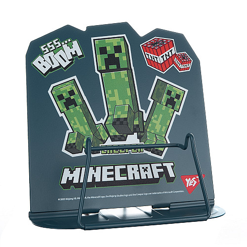 Подставка для книг фигурная YES Minecraft Creeper 16.5x17x16 см Разноцветный (470525)