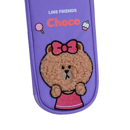 Пенал м'який YES PH-30 Line Friends Pretty Choco 22х9х5 см Різнокольоровий (533703)