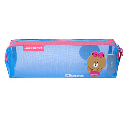 Пенал мягкий YES PH-34 Line Friends Pretty Choco 21х6х4 см Голубой (533692)