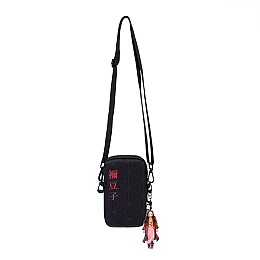 Сумка через плечо YES CB-1 Demon Slayer Nezuko 17,5х10х2,5 см Черный (550062)