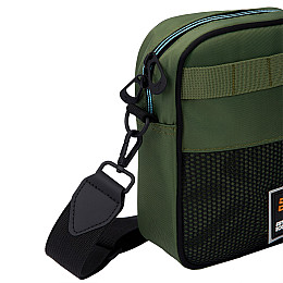 Сумка через плечо YES CB-2 Urban Style 20х17х6 см Чорно-зелений (550068)