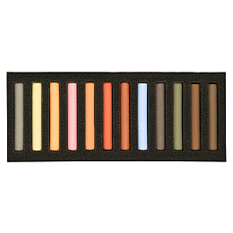 Пастель суха художня Santi Skin Tones 12 кольорів (353697)