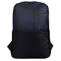 Рюкзак YES T-105 YES DSGN Smile 40х28х15 см Чорно-синій (559928)