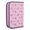 Пенал одинарный YES HP-04 Doggy Princess 14х21х4 см Розово-серый (533706)