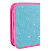 Пенал одинарный YES HP-04 Funny Bunny 14х21х4 см Розово-голубой (533625)