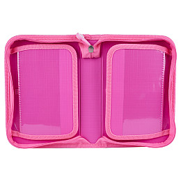 Пенал одинарний YES HP-04 Funny Bunny 14х21х4 см Рожево-блакитний (533625)