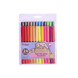 Фломастеры YES Pusheen 24 цветов (650572)