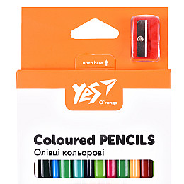 Карандаші кольорові YES Orange Line з точилкою 18/36 кольорів (290752)