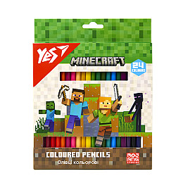 Карандаши цветные YES Minecraft 24 цветов (290770)