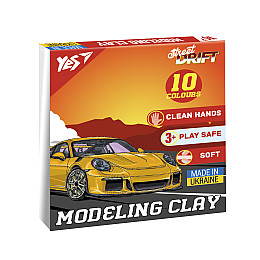 Пластилин YES Drift King 10 цветов 200 г (540666)