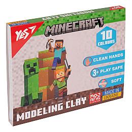 Пластилин YES Minecraft 10 цветов 200 г (540662)