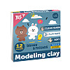 Пластилин YES Line Friends 12 цветов 240 г (540670)