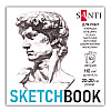 Скетчбук для графіки Santi Art 20х20 см 110 г/м² 30 л (743210)