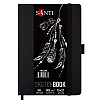 Скетчбук для графіки Santi з чорною папером 15x21 см PU 145 г/м2 56 л (743244)