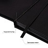 Скетчбук для графіки Santi з чорною папером 15x21 см PU 145 г/м2 56 л (743244)