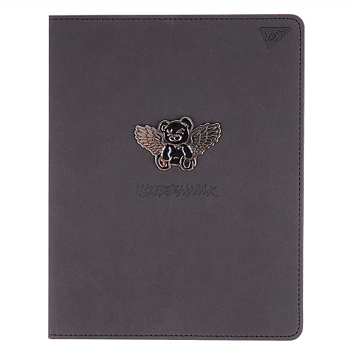 Дневник шкільний YES PU Bear angel А5 Сірий 40 аркушів (911387)