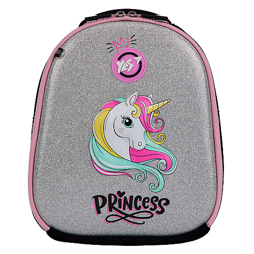 Рюкзак детский YES K-33 Unicorn Princess 25х20х9 см Разноцветный (550016)
