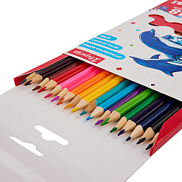 Карандаші кольорові 1 Вересня Classic 18 кольорів (290738)