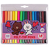 Фломастеры YES Line Friends 18 цветов (650551)
