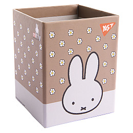 Стакан для письменных принадлежностей YES Miffy 8х8х10 см Разноцветный (708335)