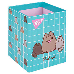 Стакан для письменных принадлежностей YES Pusheen 8х8х10 см Разноцветный (708216)