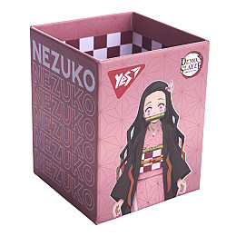 Стакан для письмових приналежностей YES Demon Slayer 8х8х10 см Різнокольоровий (708269)