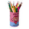 Стакан-подставка бочка YES Line friends 10,8х6,5 см Разноцветный (708098)