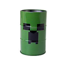 Стакан-подставка бочка YES Minecraft Creeper 10,8х6,5 см Черно-зеленый (708096)