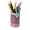 Стакан-подставка бочка YES Pusheen 10,8х6,5 см Разноцветный (708099)
