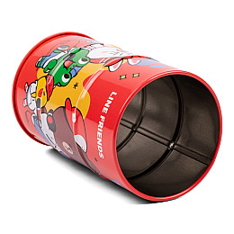 Стакан-підставка бочка YES Line friends 10,8х6,5 см Різнокольоровий (470504)