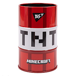 Стакан-подставка бочка YES Minecraft 10,8х6,5 см Разноцветный (470497)