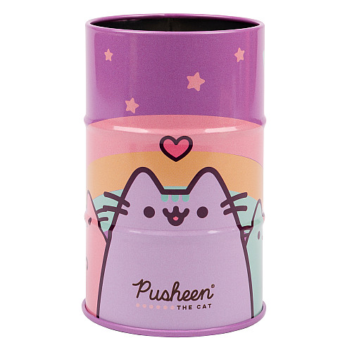 Стакан-подставка бочка YES Pusheen 10,8х6,5 см Разноцветный (470505)