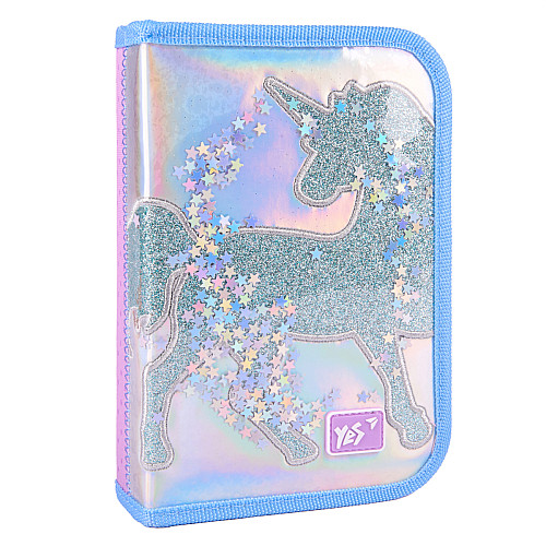 Пенал одинарный YES HP-02 Your Magic Unicorn 13х21х3 см Разноцветный (533647)
