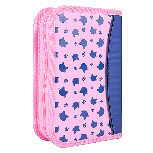 Пенал одинарный YES HP-04 Meow-Meow 14х21х4 см Разноцветный (533623)